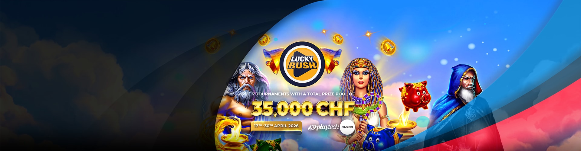 Up to CHF 1,000 at Lucky Rush