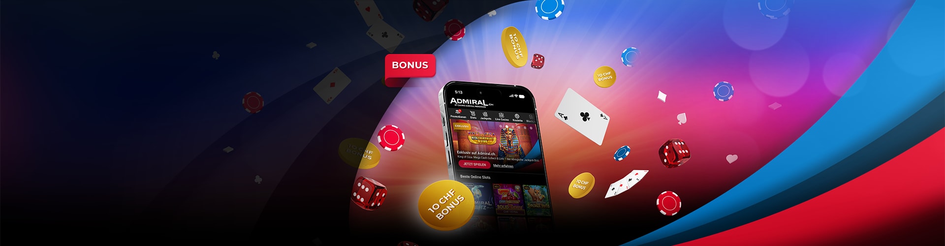 A CHF 10 Bonus for you!
