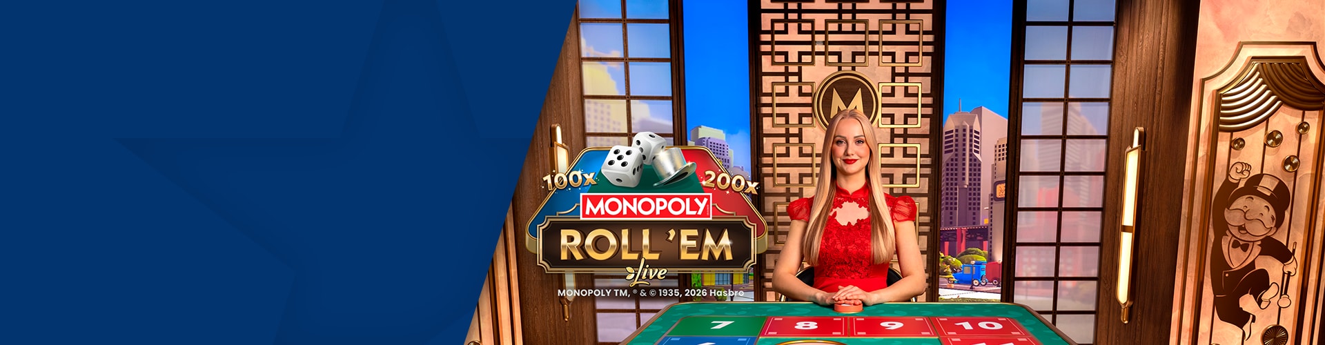 Neu: Monopoly Roll’ Em Live