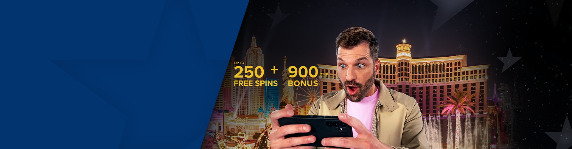 Up to 250 Free Spins